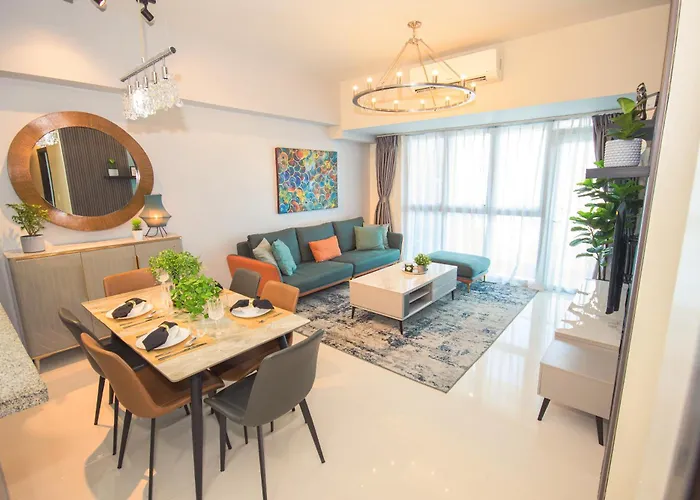 Apartment Luxury 120sqm Uptown Bgc With Spectacular Balcony View